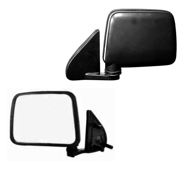 D-21 Espejo Manual Negro Base Met. Izq. 90-04 Ref:10125