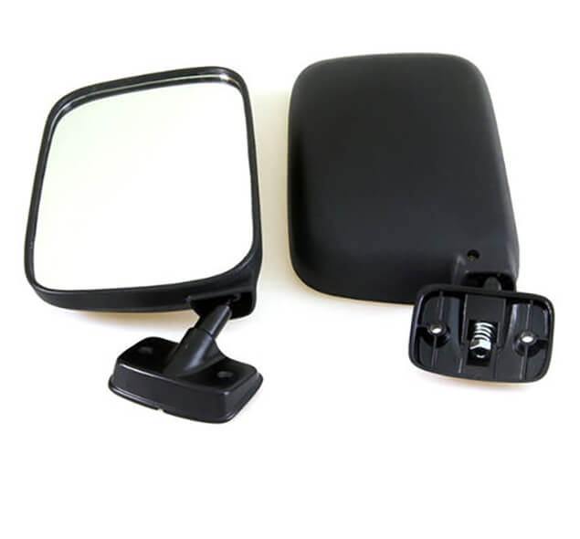 Trooper Espejo Manual Negro Grande. Izq. 92-96 Ref:10139