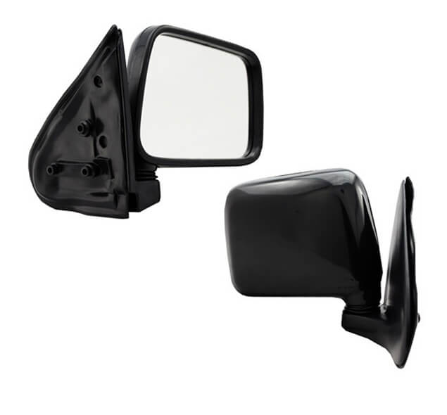 Luv Espejo Manual Negro Base Metal. Der. 98-05 Ref:10142