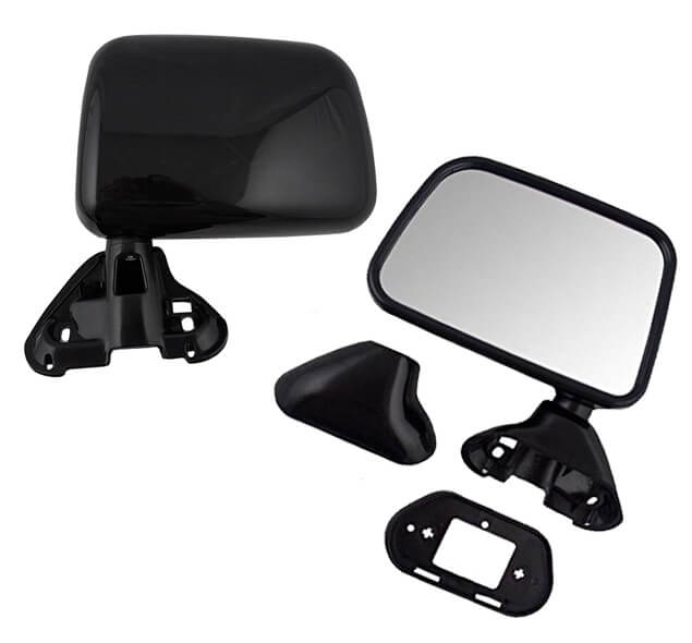 Hilux 4X2 Espejo Negro (Tablero Pta). Izq. 89-94 Ref:1379