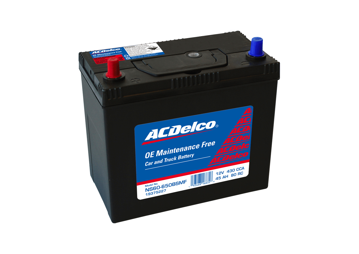 Batería Roja NS60-650B SMF ACDelco
