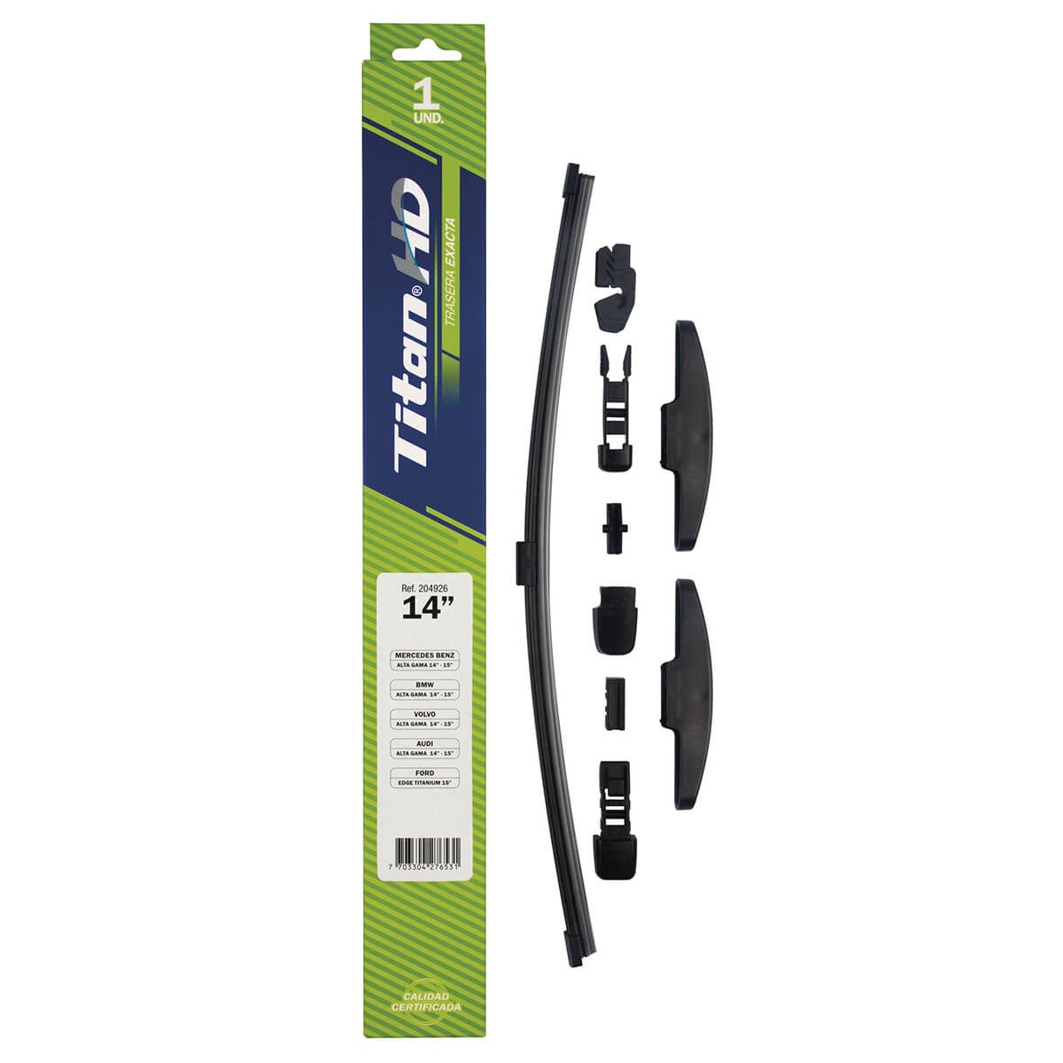 Plumilla Titan Hd Trasera Exacta 14 - 15 Pulgadas