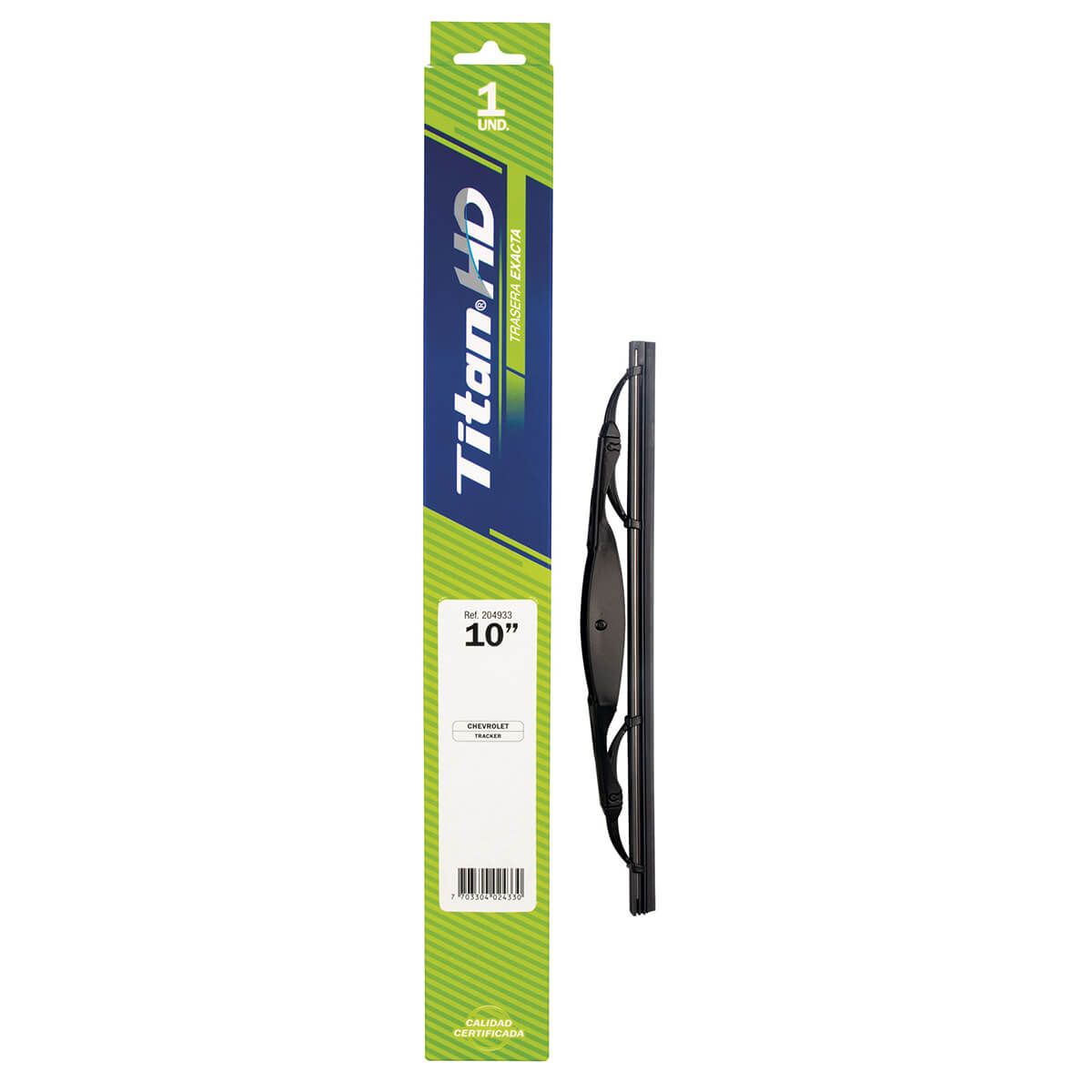 Plumilla Titan Hd Trasera Exacta 10 Pulgadas Para Chevrolet Tracker